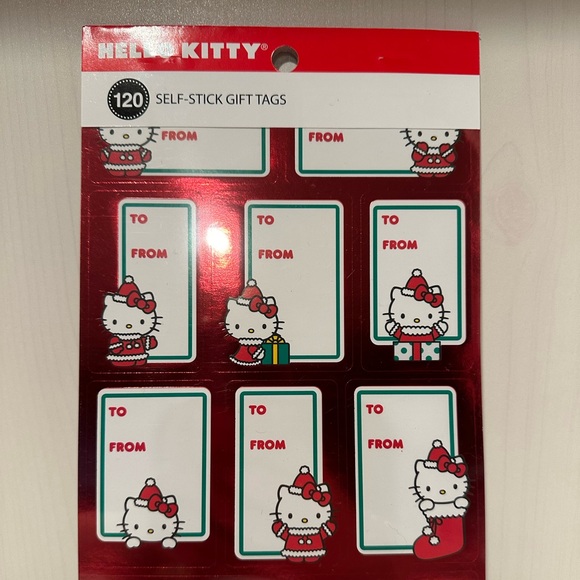 Hello kitty Christmas gift stickers - Picture 1 of 1